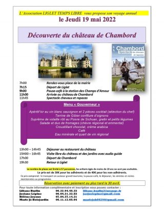 Voyage à Chambord