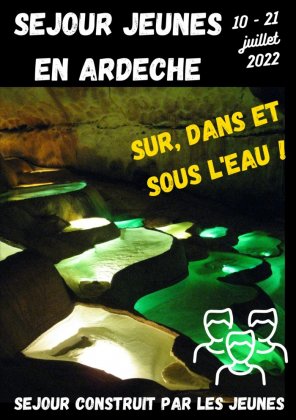 Jeunes en Ardèche : sur, dans et sous l'eau !