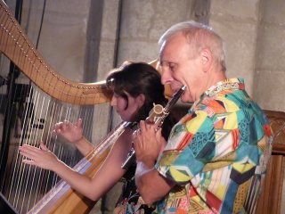 Concert Duo Lazuli - Flûte et Harpe –Y. Brisson et E. Chevillard