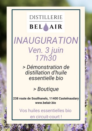 Inauguration Distillerie Bel Air