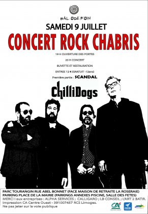 Concert Rock Chillidogs Chabris