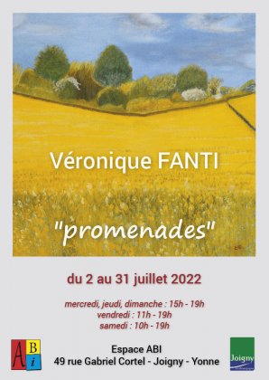 "Promenades" exposition de Véronique Fanti