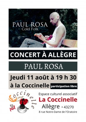 Concert à Allègre • Paul Rosa
