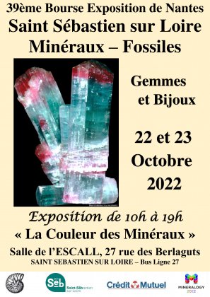 39ème Bourse Exposition-Vente de Minéraux, Fossiles et Pierres Taillée