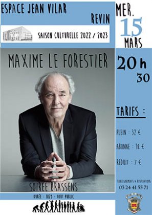 Maxime Le Forestier « Soirée Brassens »
