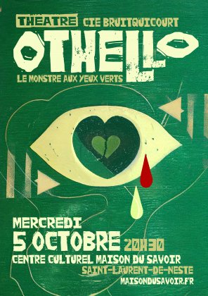 Othello et le monstre aux yeux verts | Théâtre burlesque
