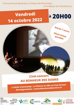 La Bulle à la Filature - AU BONHEUR DES DAMES (Ciné-Concert)