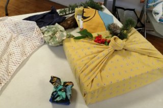 Atelier zéro déchet : Je fabrique un emballage cadeau en tissu : le furoshiki