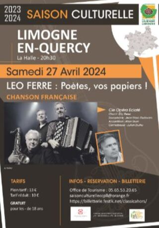 Classicahors : Léo Ferré, Poètes vos papiers !