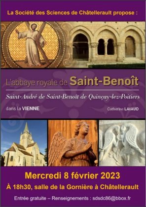 L'abbaye royale de Saint-Benoît de Quincay-lez-Poitiers, conférence de Catherine