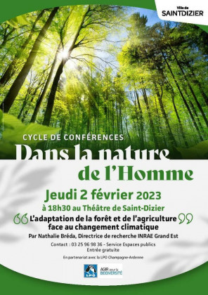 Conférence: L'adaptation de la forêt et de l'agriculture face au changement clim