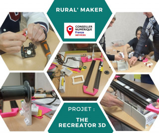 Rural Maker: projet "The Recreator 3D"