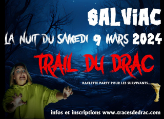 "Trail du Drac" en nocturne