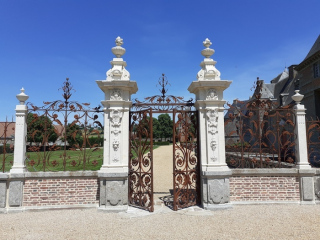Visite libre de la ferronnerie d’apparat des jardins du château de Carrouges