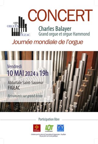 Concert "Charles Balayer – Grand orgue et orgue Hammond"