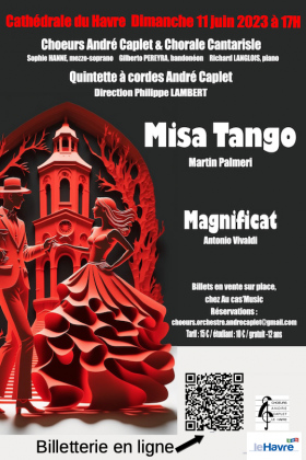 MisaTango de Martin Palmeri et Magnificat de Antonio Vivaldi