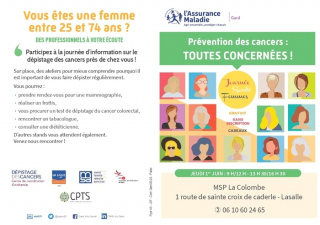 Journée Santé Femmes - Commune Lasalle - Atelier de présentation de Mon Espace S