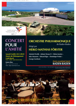 La Philharmonie de Baden-Baden à Utah Beach pour la Paix et l'Amitié