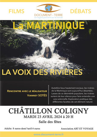 Projection sur La Martinique "La voix des Rivières"