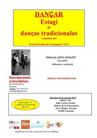 Stage de danse traditionnelles occitanes ANNULE