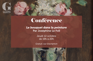 Gratuit – Conférence « Le Bouquet dans la peinture » par Joséphine Le