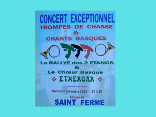 Concert exceptionnel: trompes de chasse et chants basques