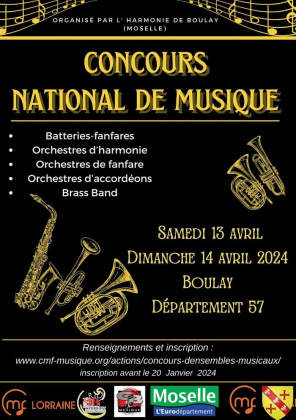CONCOURS NATIONAL CMF Harmonies et Batterie Fanfare