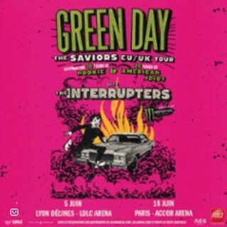 Green Day The Saviors Tour Celebrating 30 Years of Dookie & 20 Years of American