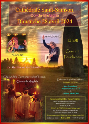Concert pour la paix de Michel Garnier et Pakoune