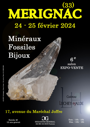 6e SALON  Minéraux Fossiles Bijoux