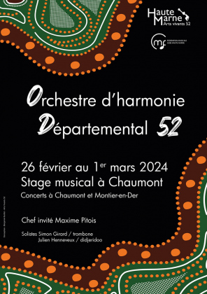 Stage musical de l'Orchestre d'harmonie Départemental (OD 52)
