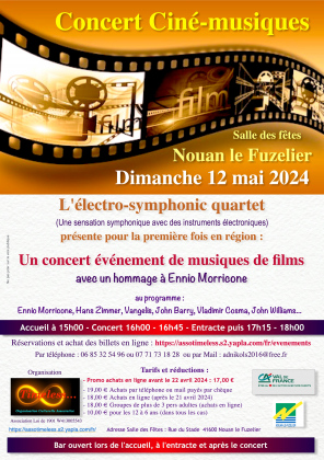Concert Ciné-musiques 2024