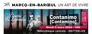 Festival de contes et légendes de Marcq en Baroeul à la bibliothèque de Wattrelo