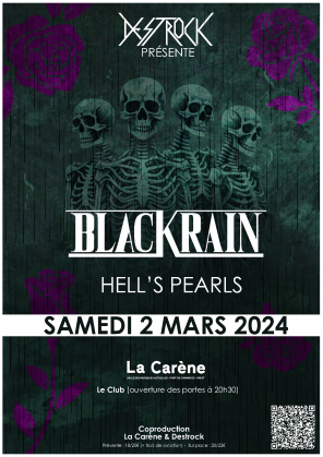 Blackrain + Hell's Pearls en concert à Brest