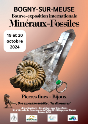 40ème Salon International des Minéraux et Fossiles de Bogny-sur-Meuse