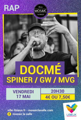 Concert : Docmé + Spiner / GW / MVG