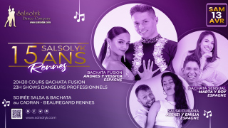 Stages Salsa et Bachata - 15 ans Salsolyk's