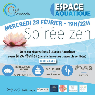 Soirée Zen à l'espace aquatique de Condé-en-Normandie