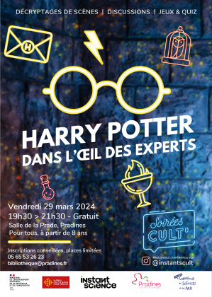 Soirée Cult’ : Harry Potter, dans l’œil des experts avec le Carrefour des scienc