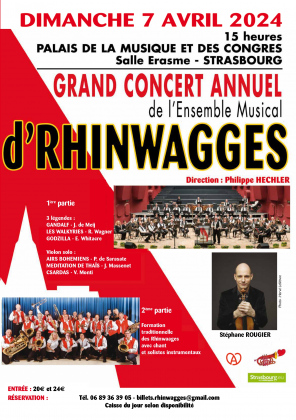 Grand Concert Annuel de l'ensemble musical d'RHINWAGGES