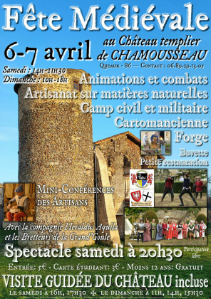 Fête médiévale à Chamousseau,  Queaux 86150