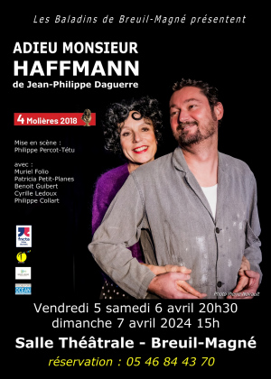 Théâtre "Adieu Monsieur Haffmann" de Jean-Philippe Daguerre