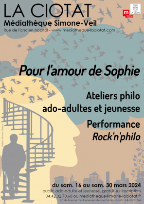 Pour l'amour de Sophie : ateliers philo ado-adultes