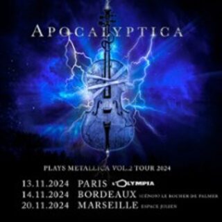 Apocalyptica - Plays Metallica Vol.2 Tour 2024