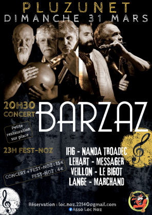 Concert Barzaz puis Fest Noz
