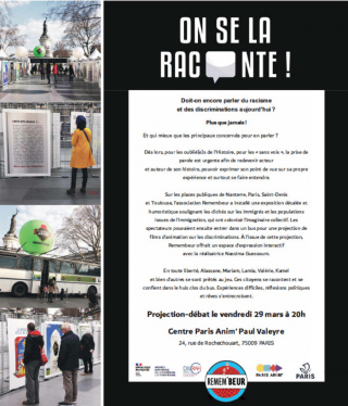 Projection-débat ON SE LA RACONTE, documentaire de 60 mn présenté à PARIS 75009