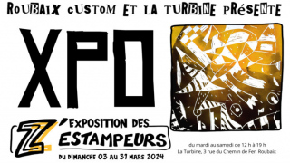 Expostion des Z'estampeurs à la Turbine Roubaix