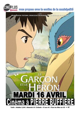 Cinéma "Le Garçon et le Héron"