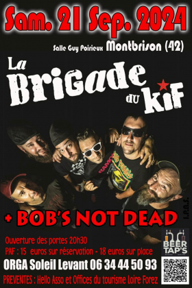 Concert La brigade de kif et Bob's not dead