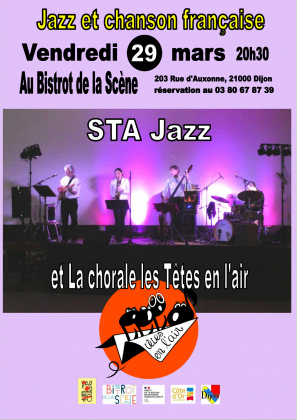 Jazz et chanson française avec STA et les Têtes en l'Air